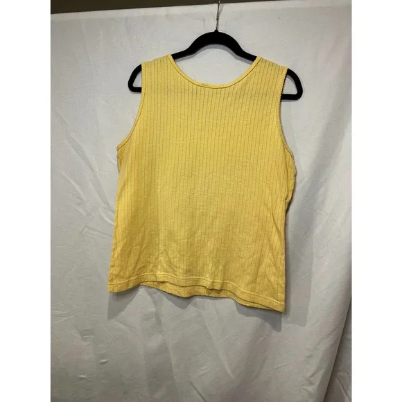 Vintage Yellow Knit Tank - Picture 2 of 2